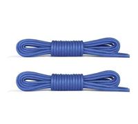 Laceter 2 Paia Lacci Rotondi Cerati 2,4mm per Scarpe Eleganti - Per Scarpe Classiche, Oxford, Derby, Mocassini - Eleganti e Resistenti - Fabbricato in Europa - Blu, 90 cm
