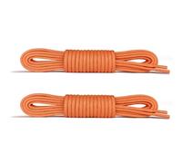 Laceter 2 Paia Lacci Rotondi Cerati 2,4mm per Scarpe Eleganti - Per Scarpe Classiche, Oxford, Derby, Mocassini - Eleganti e Resistenti - Fabbricato in Europa - Arancia, 75 cm