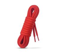 Laceter Lacci Rotondi per Scarponi, Lacci ø4 mm per Scarpe, Stringhe Robuste e Resistenti per Stivali da Montagna, Stivali da Lavoro e Scarpe da Trekking - Made in EU - Rosso - 120 cm