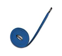 LACEXPro Lacci per scarpe sportive - Estrema precisione - Rivestimento impermeabile in silicone - Colore blu scuro