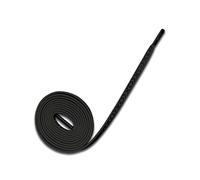 LACEXPro Lacci per scarpe sportive - Estrema precisione - Rivestimento impermeabile in silicone - Colore nero