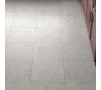 LaCheery Pavimento PVC Adesivo Grigio Effetto Granito 30cm x 30cm Piastrelle Adesive Bagno Pavimento Adesivo Cucina Impermeabile Rivestimento Pavimenti Autoadesivo Decorativo Camera Soggiorno 4 Pezzo