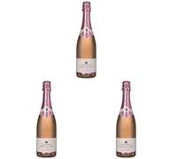LaCheteau - Cremant de Loire Pink Edition - Spumante Rosato Brut, metodo tradizionale (1 x 0,75 l) (Confezione da 3)