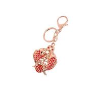 Lachineuse 2504, Portachiavi Unisex - Adulto Doré et Rouge Rosé 10x6x1cm