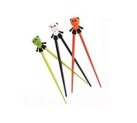 lachineuse - Bacchette cinesi Panda per bambini - 3 paia di bacchette per apprendimento - Chopsticks in legno - Animali - Sushi, Ramen, Noodles & Riso - Regalo cucina asiatica giapponese