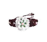 lachineuse - Bracciale con Fiore Verde, 15 Pezzi