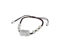 lachineuse BRACCIALE IN JADE - PIXIU, Taglia unica, Cotone Cotone giada, Giada
