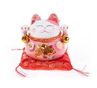 Lachineuse - Gatto della fortuna giapponese rosa