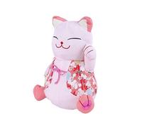 Lachineuse Gatto Giapponese in Tessuto, Colore Rosa