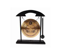 lachineuse - Gong su base di drago cinese - Gong tibetano - Decorazione zen in legno e rame - Decorazione cinese per casa, ufficio, soggiorno - Idea regalo per Cina e Asia - Tradizione asiatica