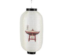 lachineuse - Lampada decorativa giapponese - Design Pagoda asiatica - Interno e giardino - 22 x 45 cm - Multicolore - Plastica - Atmosfera Zen Feng Shui - Idea regalo Giappone Asia