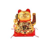lachineuse Maneki Neko Giapponese Gold - Portafortuna, Braccio Mobile