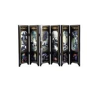 lachineuse Oggetto Decorativo Asiatico, Legno Metallo, Panda N/B