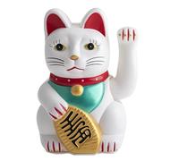 Lachineuse - Portafortuna Maneki Neko - Braccio mobile - Statuetta da 18 cm