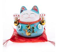 Lachineuse - Salvadanaio Maneki Neko blu