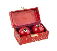 lachineuse - Set di sfere Qi Gong Yin Yang - Antistress in smalto ⌀ 45 mm