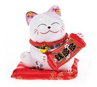 lachineuse-Statuetta di gatto giapponese kawaii-Portafortuna-11,5x10x8 cm