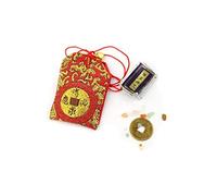 Lachineuse - Talismano della Tradizione taoista - Modello Speciale per la Realizzazione dei Desideri - 6 x 4 cm - Omamori in Tessuto - Portafortuna Giapponese - Lavoro, studi, Successo - Idea Regalo