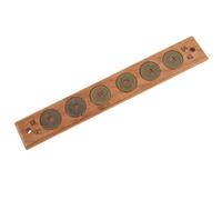 lachineuse - Talismano Ricchezza e protezione - Tradizioni Feng Shui - Talismano in Legno di Pesca - Sapeche Monete Cinesi Portafortuna - Decorazione Casa Ufficio - Idea Regalo Cina, Asia