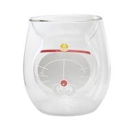 Lachineuse - Tazza Gatto Doraemon - Vetro a Doppio Strato - Capacità 240 ml - Tazza per Caffè, Tè, Cioccolata Calda, Cappuccino - Tazza Decorativa Manga Giapponese - Idea Regalo Giappone Asia