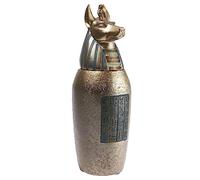lachineuse-Vaso canopo Anubi-Statuetta egizia 21 cm-Oggetto decorativo
