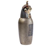lachineuse-Vaso canopo Horus-Statuetta egizia 21 cm-Oggetto decorativo
