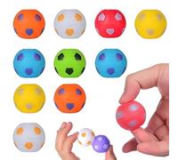 LACHT 10 Pezzi Spinner Calcio Giocattolo Punta delle Dita, Gioco di Palline Antistress Rotanti, Mini Giocattoli Antistress da Calcio da 3.2 cm, Giocattoli Sensoriali Anti Stress per Bambini e Adulti