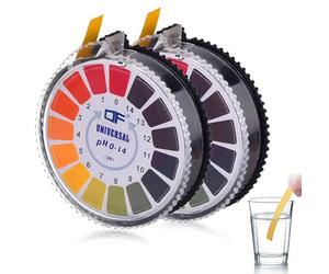 LACHT 2 Pcs Papier Test de pH Universel Bandes de Test pH Rouleau de Bandes de Test pH,test ph,Mesure de pH Gamme Complète 1-14