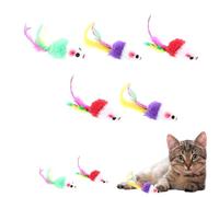 LACHT 5 Pezzi Giochi Gatto, Topolino Per Gatti, Topini Gioco Gatto, Giocattoli Interattivi Per Gatti, Ideale Per Intrattenimento, Esercizio, Casa