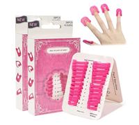 LACHT 52Pcs Smalto Per Unghie Plastica Morbida Protezioni Per Per Unghie Stencil Riutilizzabile Protettore Per Unghie Scudi Protettivi Kit Copri Dita Strumenti Antisbavature.