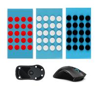 LACHT 60 Pezzi Piedini Rapidi Per Mouse Wireless Cuscinetti Rotondi Per Pattini Adesivi Inferiori Antiscivolo Per Piedini Del Pattini Mouse Universali Mouse Piedini Applicabile