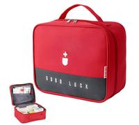 LACHT Kit pronto soccorso da viaggio,1 Pezzi Kit di Pronto Soccorso,Mini Kit di Primo Soccorso Portatile,per le emergenze a casa,all'aperto, in campeggio(Rosso)(borsa vuota)