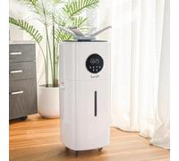 LACIDOLL Umidificatori di grandi dimensioni per tutta la casa, Umidificatore commerciale e industriale, 1000 mq, 21 L, Umidificatore ad ultrasuoni per riempimento superiore, 5,5 Gal 2000 MLH Dual