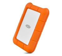 LaCie Hard Disk esterno 2.5" 2TB RUGGED Portable Silver e Orange STFR2000800