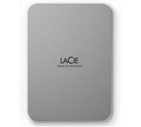 LaCie Mobile Drive 2TB v2 USB-C Moon Silver w/Rescue