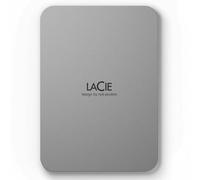 LaCie Mobile Drive 2TB v2 USB-C Moon Silver w/Rescue