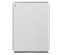 LaCie Mobile Drive, 4TB, Hard Disk Esterno Portatile, USB-C, PC Mac iPad & iPhone, Moon Silver, Data Rescue Service (STHG4000400)
