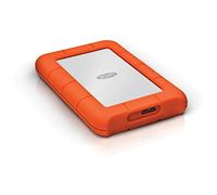 LaCie Rugged Mini, 1 TB, Hard Disk Esterno, Resistente agli Urti e alle Cadute, per PC e Mac, Arancione/Grigio, 2 anni Rescue Services (LAC301558)