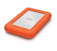 LaCie Rugged Mini extern SSD 4TB, 40 Gb/s, 2.000 MB/s, per PC Mac iPad & iPhone, Data Rescue Service (STMF4000400)