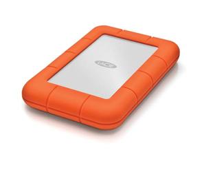 LaCie Rugged Mini extern SSD 4TB, 40 Gb/s, 2.000 MB/s, per PC Mac iPad & iPhone, Data Rescue Service (STMF4000400)