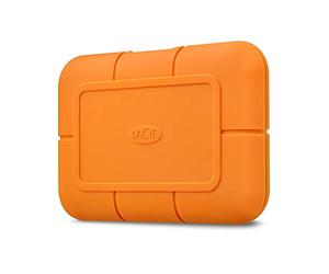 LaCie Rugged SSD, 4 TB, SSD Esterno, USB-C Thunderbolt 3, Resistenza all'Acqua, alla Polvere, Mac, PC, 5 anni Rescue Services (STHR4000800)