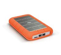 LaCie STEU1000400 Rugged Mini Hard disk Esterno, 1 TB, FireWire800, USB 3.0, Arancione/Grigio