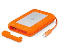 LaCie STEV1000400 Rugged Mini Hard Disk Esterno, 1 TB, Thunderbolt, USB 3.0, Arancione/Grigio