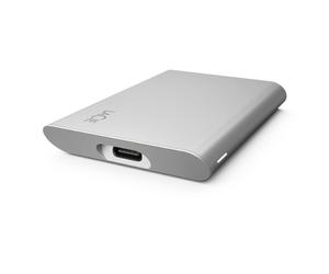 LaCie STKS1000400 disco rigido esterno a stato solido tecnologia Thunderbolt 1 TB USB Type-C 3.2 Gen 2 (3.1 Gen 2) Argento