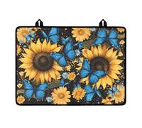 LACIYISON Copertura per fornello elettrico, in silicone, resistente al calore, protezione per piano cottura a induzione, in ceramica, motivo: girasole e margherite