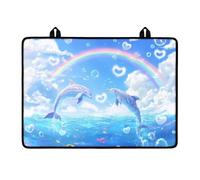 LACIYISON Copertura per fornello elettrico, in vetro resistente al calore, antiscivolo, con retro in gomma, decorazione per cucina