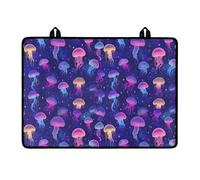 LACIYISON Copertura per piano cottura in silicone extra large con motivo a stelle di meduse, 50 x 75 cm, per piano cottura in vetro elettrico, resistente al calore, in ceramica e vetro