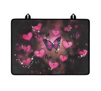 LACIYISON Copertura superiore per fornello con motivo farfalla e cuore e stella, resistente al calore, per fornello elettrico, impermeabile, resistente al calore, tappetino da barbecue sotto la