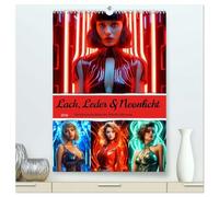 Lack, Leder und Neonlicht - Verführerische Reize der Fetisch-Göttinnen (hochwertiger Premium Wandkalender 2026 DIN A2 hoch), Kunstdruck in Hochglanz: ... - Mit Leidenschaft und Lack durchs Jahr!