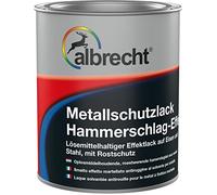 Lackfabrik J. Albrecht GmbH & Co. KG 3400606750001700750 - Vernice protettiva per metallo, effetto martellato, 750 ml, colore: Antracite